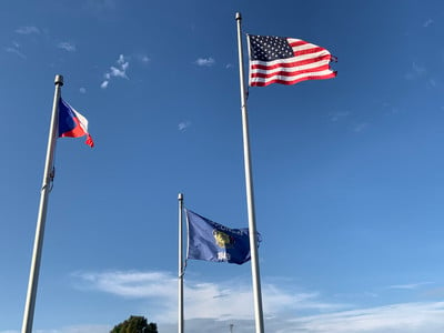 Flags at TR