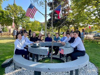 Students at Friendship Table